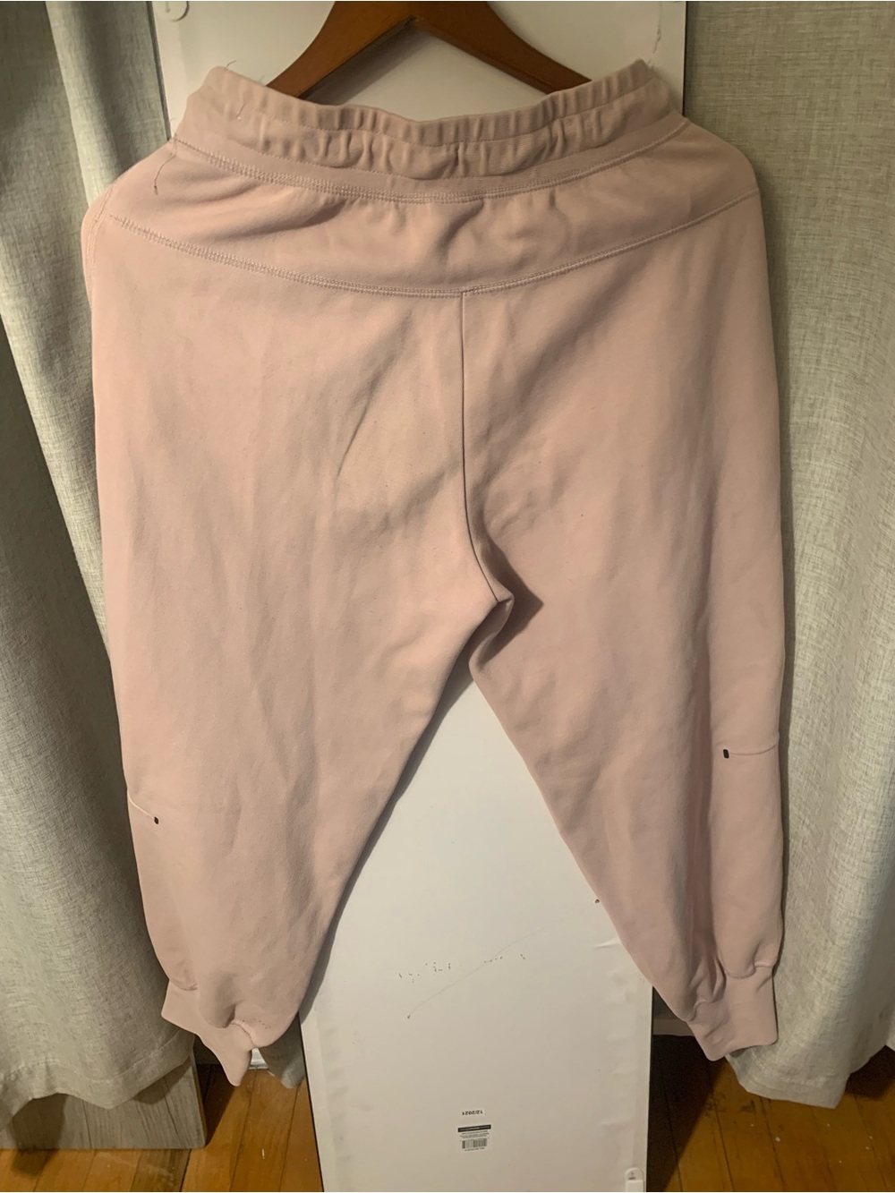 Nike Kids Light Pink Jogger Sweatpants with Zipper Pocket - Picture 2 of 4